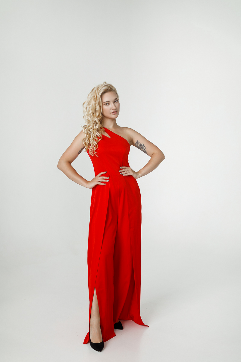 Комбинезон "Рига" red