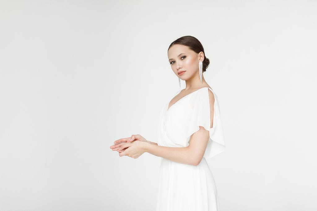 Вечернее платье "Каберне" white