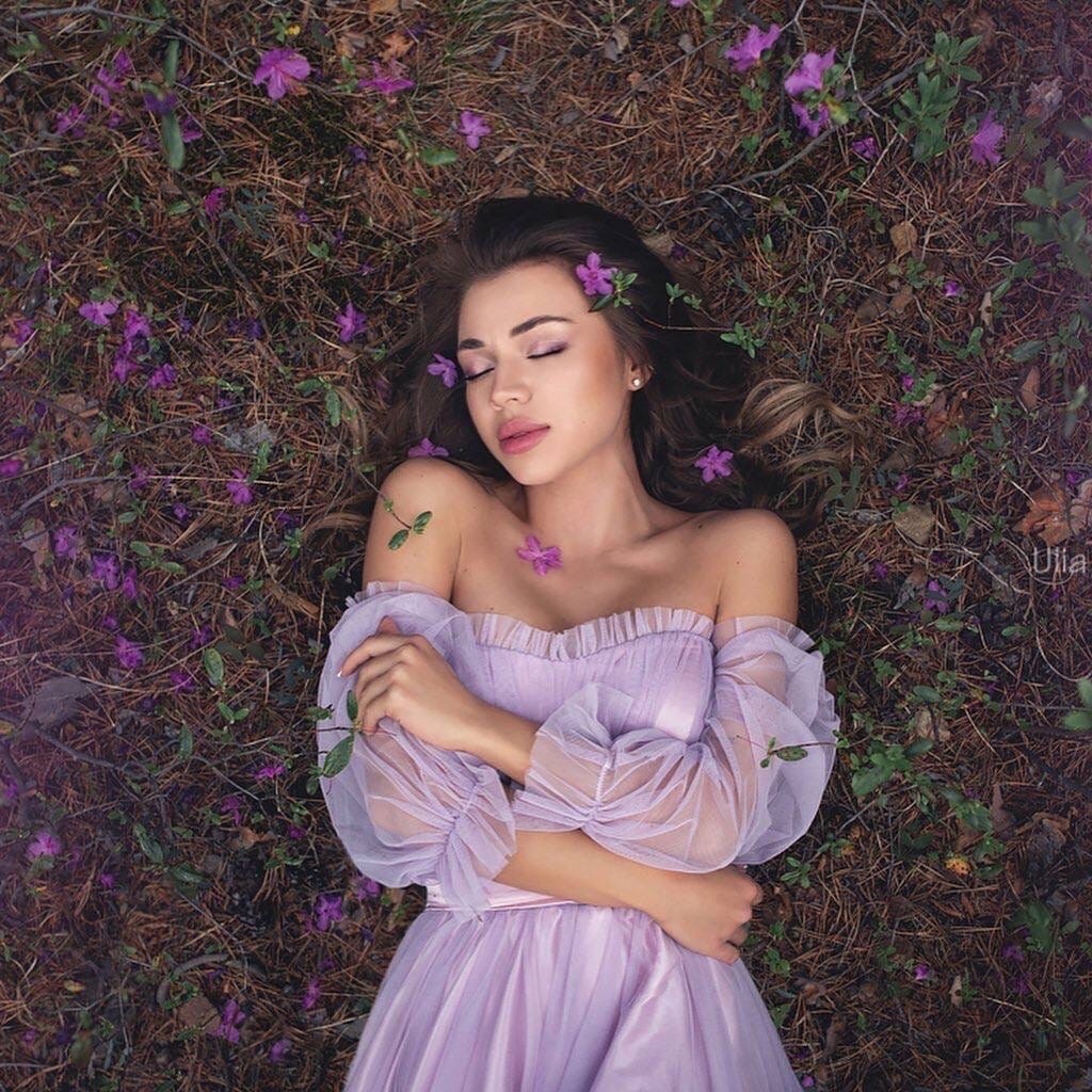 Вечернее платье "Перис" лаванда