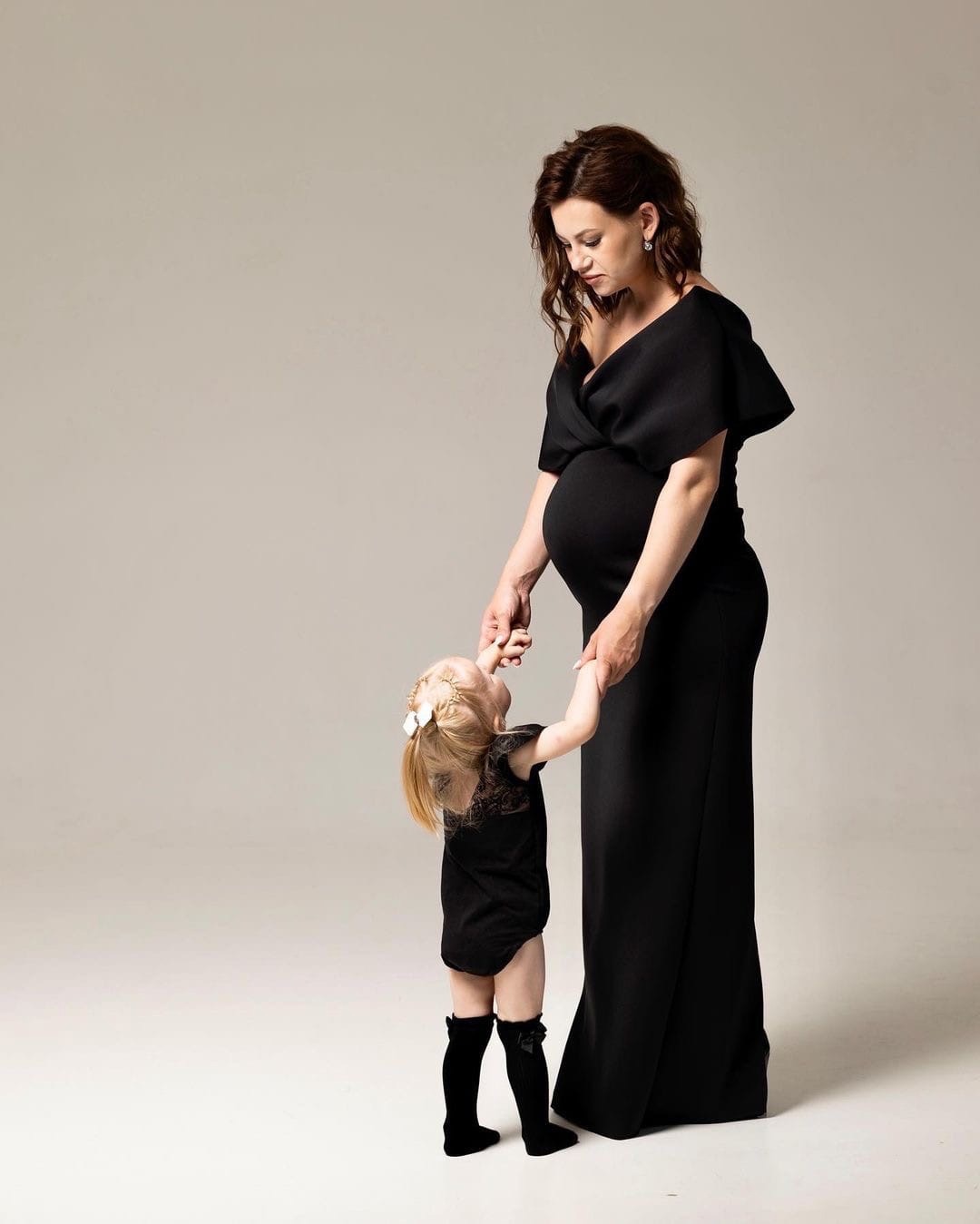 Платье для беременных "Лола" black