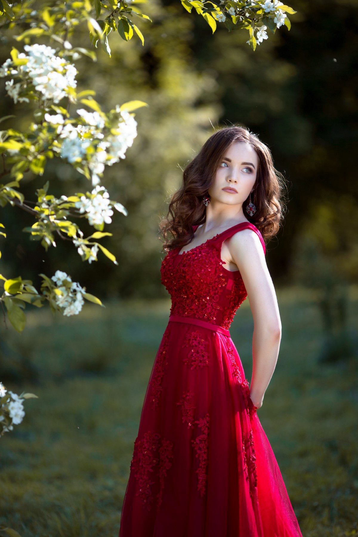 Вечернее платье "Риц" red