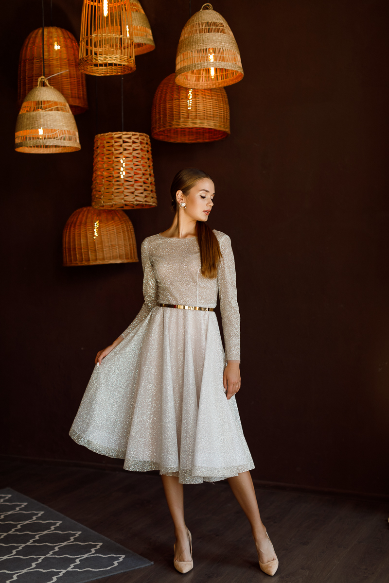 Коктейльное платье миди "Арвен"