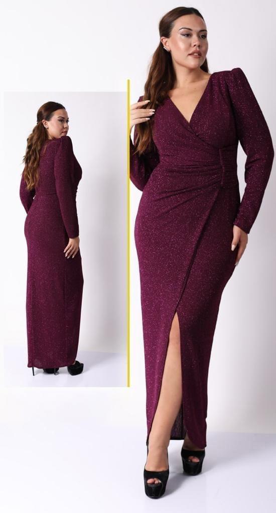 Вечернее платье "Адель" марсала