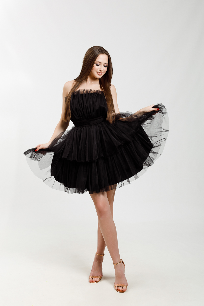 Коктейльное платье  "Сейдж" black