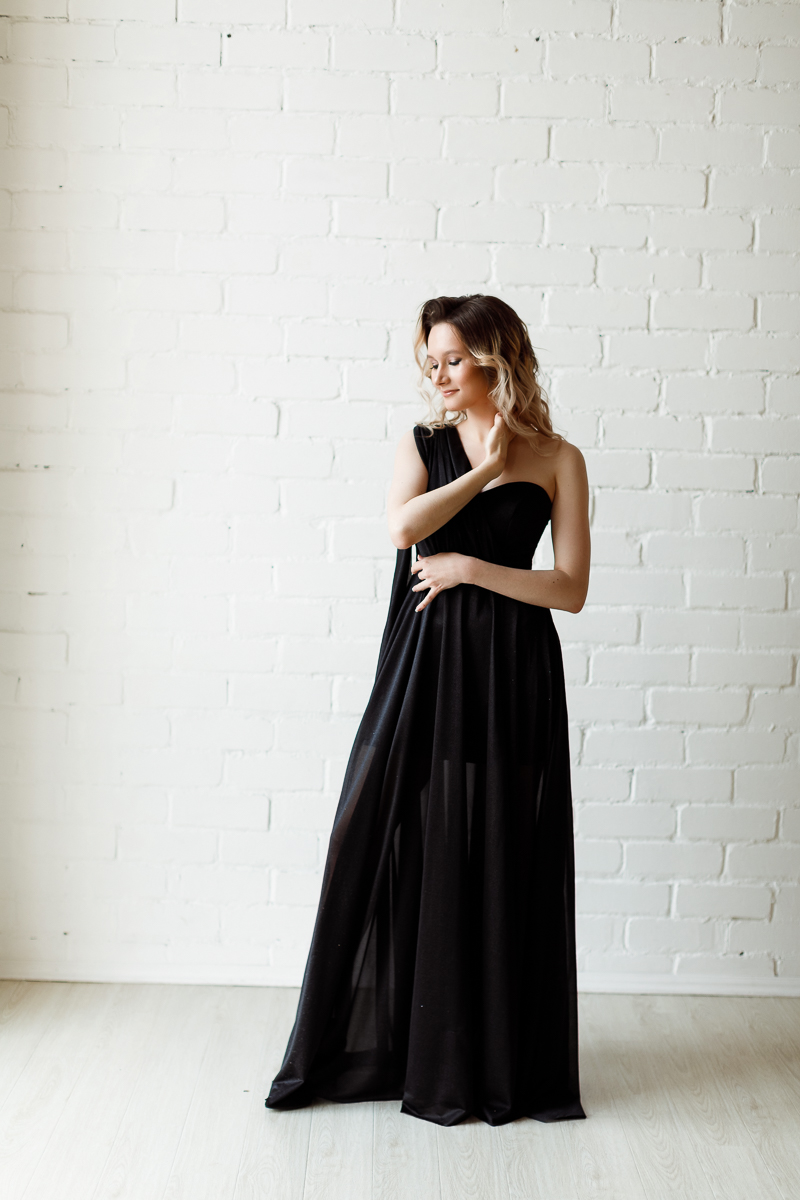 Вечернее платье "Афина" black