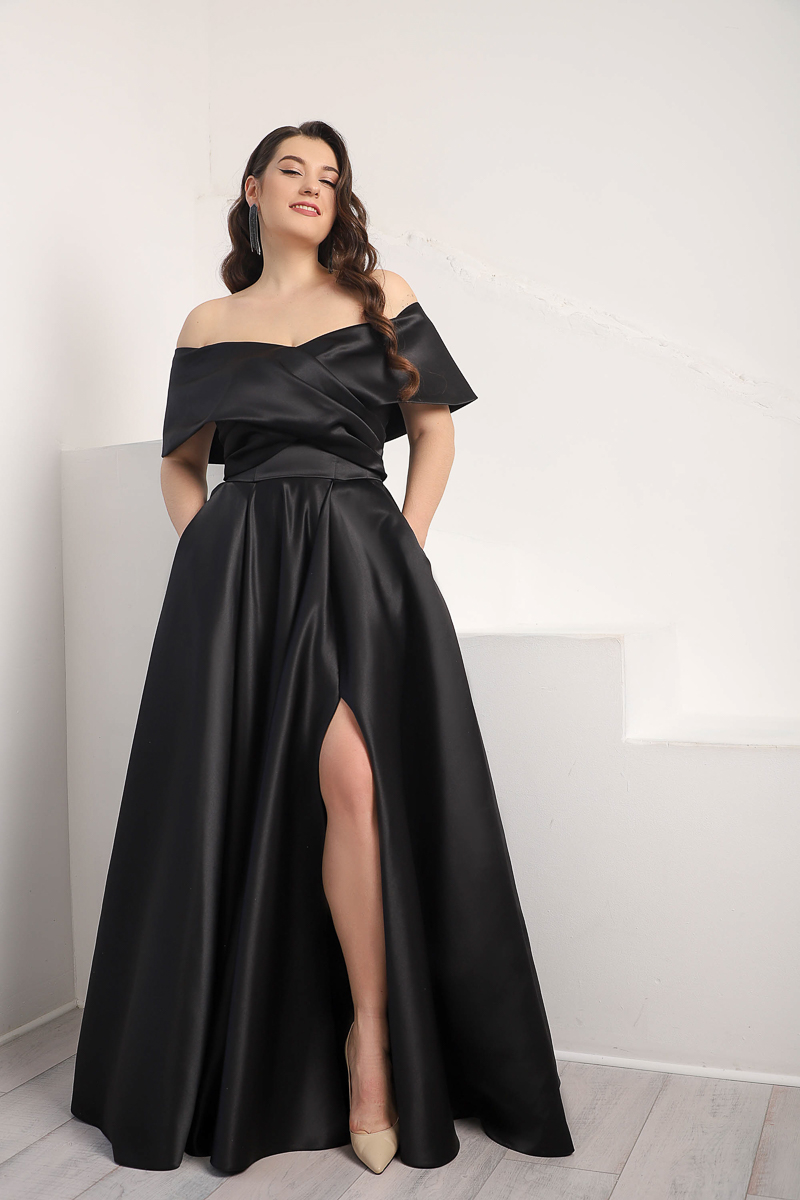 Вечернее платье "Одри " макси black