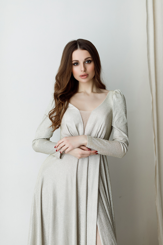 Вечернее платье "Янжима" gold