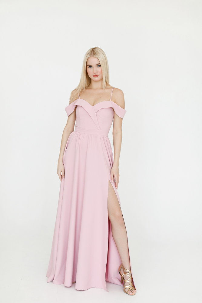 Вечернее платье "Ариета" пудра