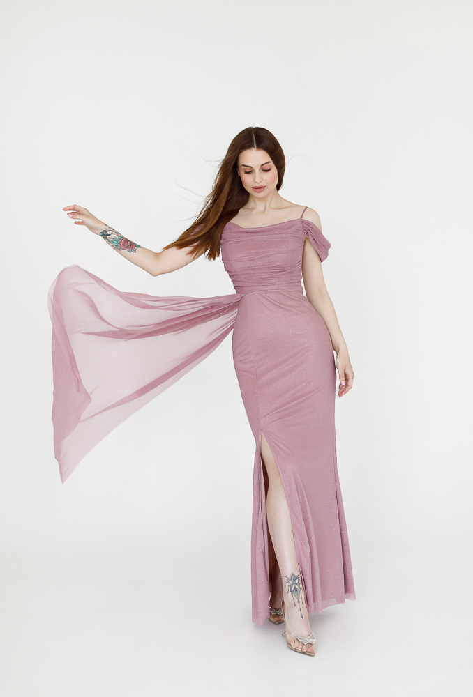 Вечернее платье "Силена" пудра