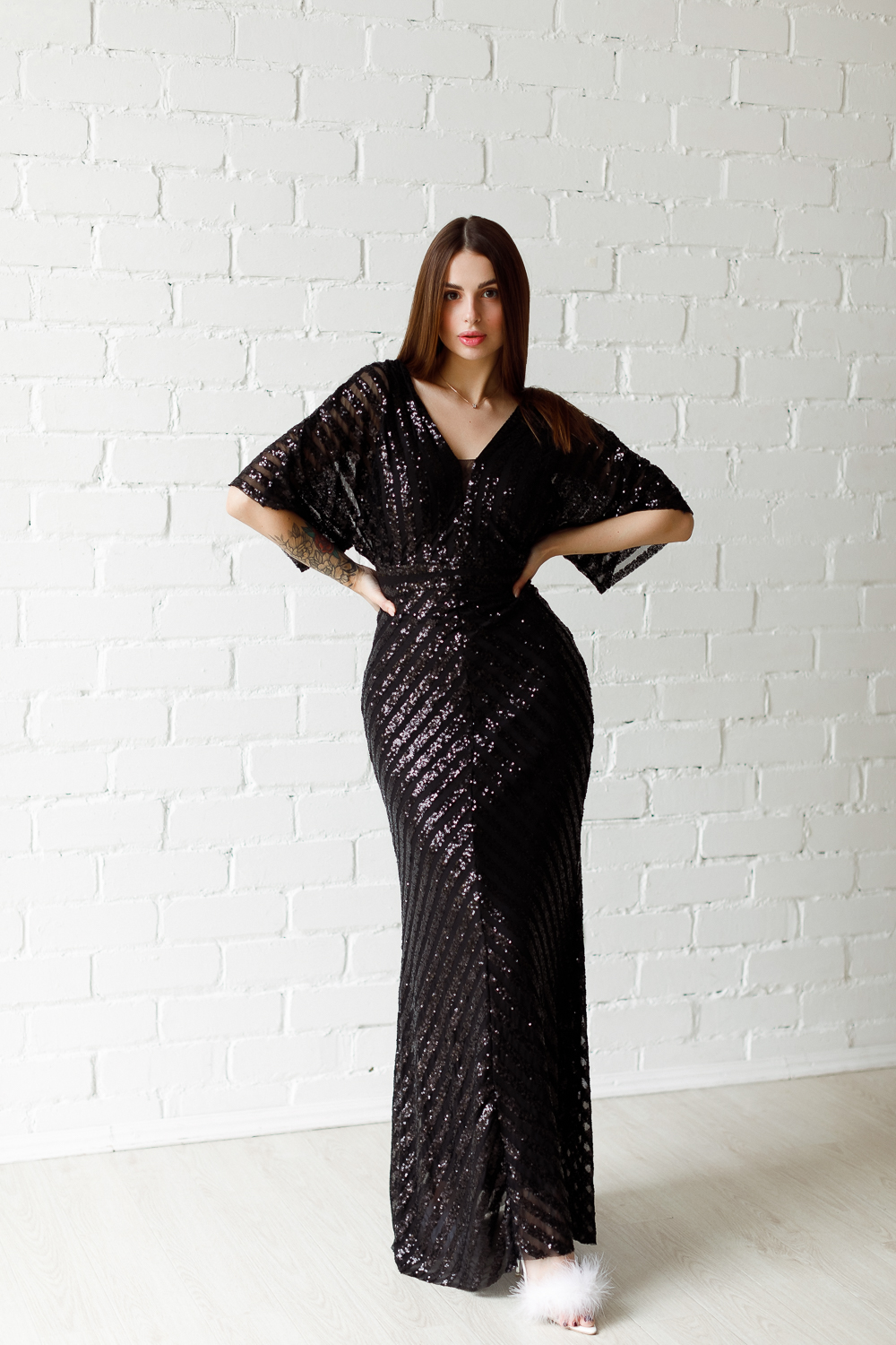 Вечернее платье "Антига" black