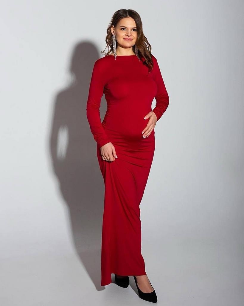 Вечернее платье  "Вивьен" рубин