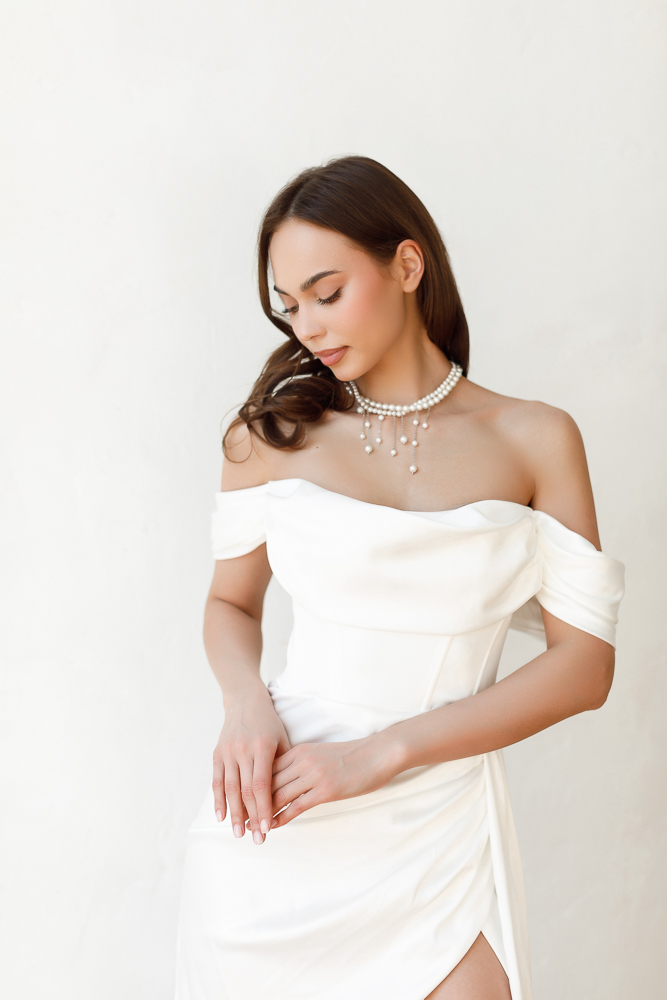 Свадебное платье "Агния"  white