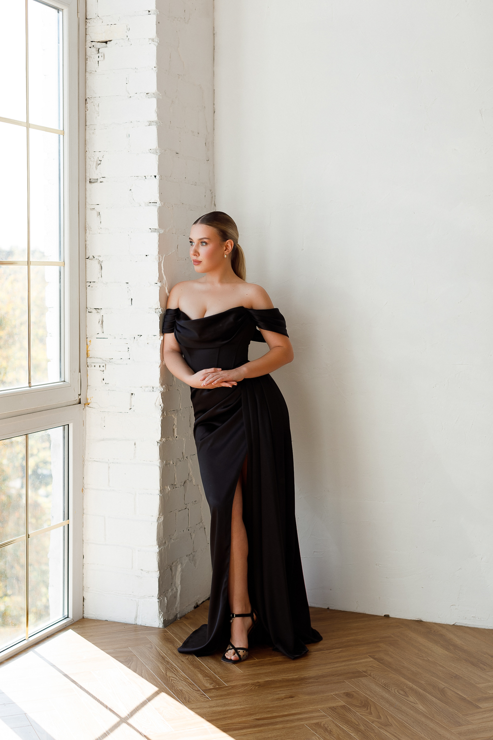 Вечернее платье "Агния" black