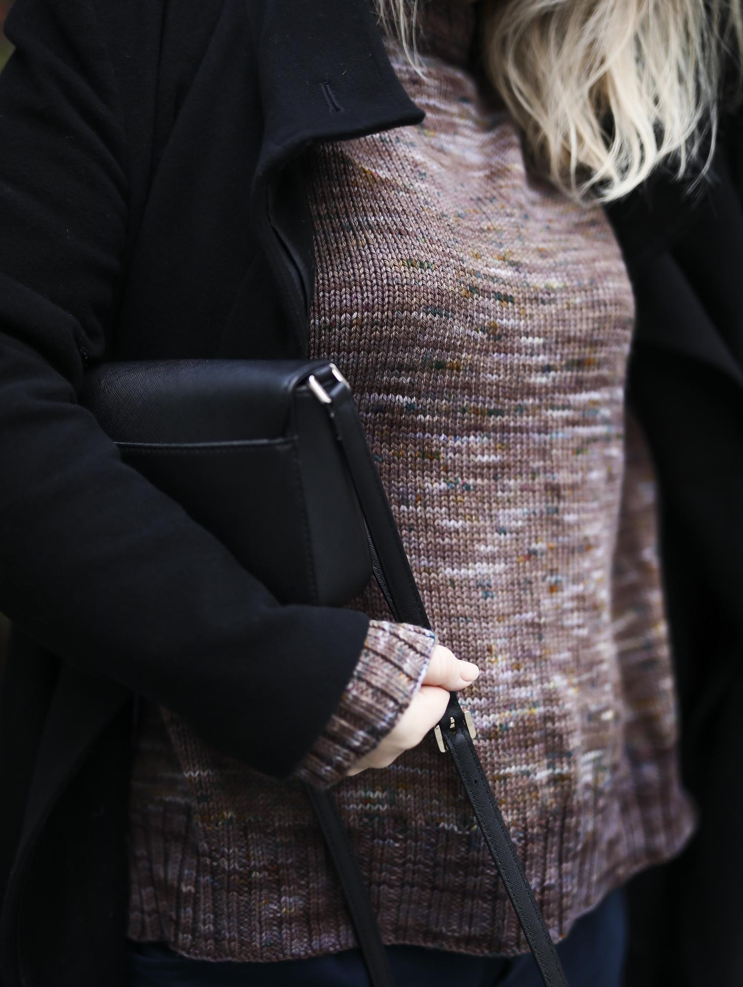 СВИТЕР РУЧНОЙ РАБОТЫ "ГИМАЛАЙСКИЙ КОФЕ"