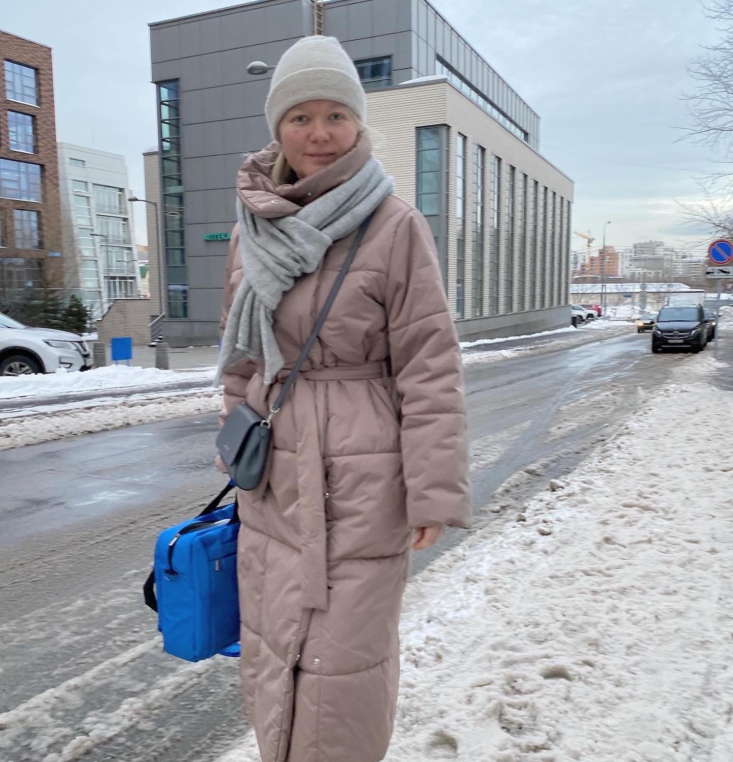 КАШЕМИРОВАЯ ДВОЙНАЯ ШАПКА БЕЛЫЙ ПЕСОК