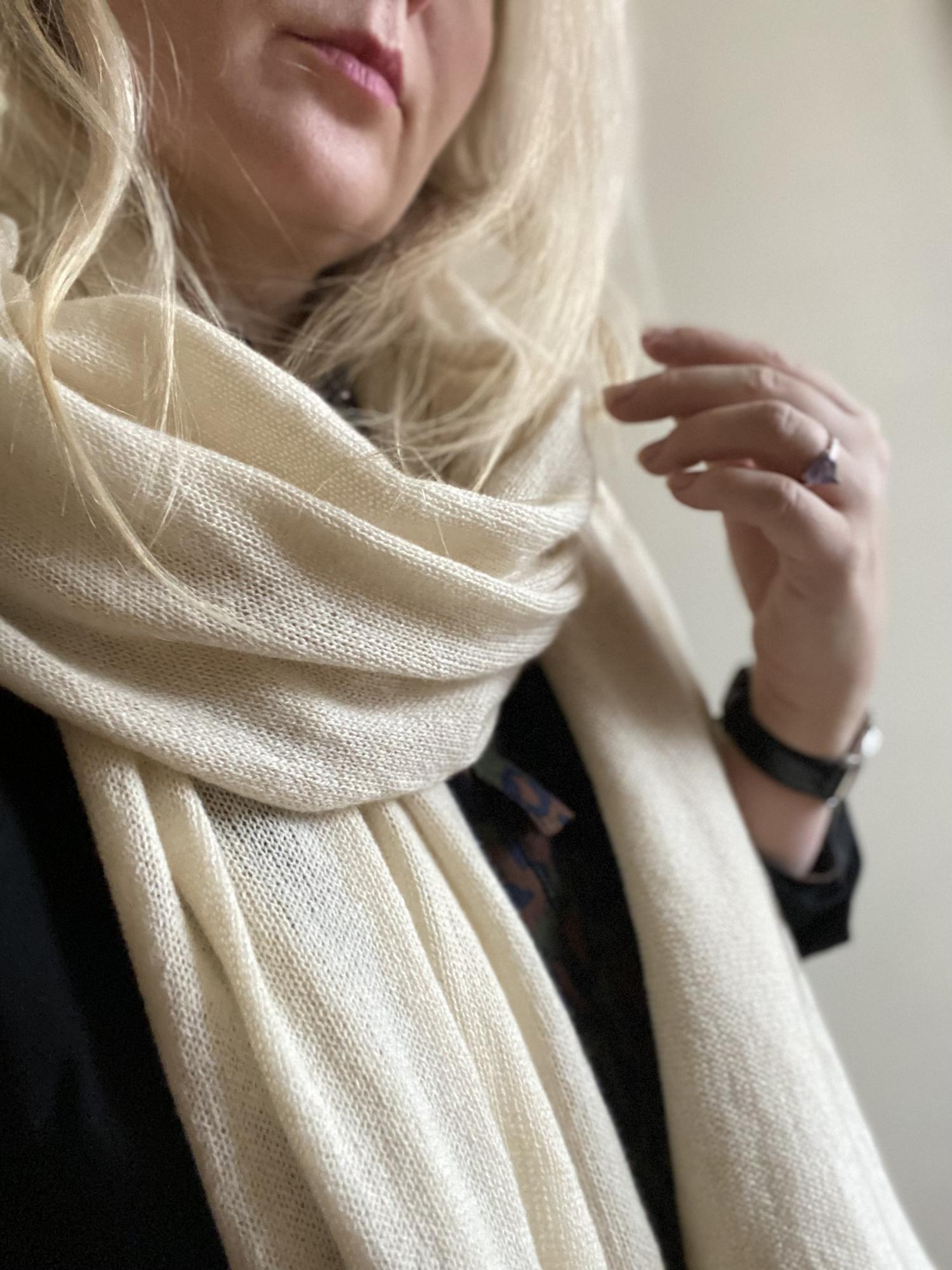 ПАЛАНТИН КРЕМОВОЕ ОБЛАКО ИЗ 100% КАШЕМИРА