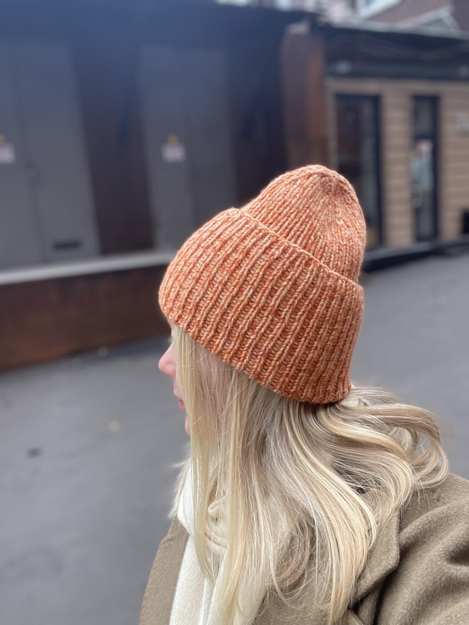 ШАПКА ORANGE CANDIES С ОТВОРОТОМ ИЗ КАШЕМИРА И МЕРИНОСА