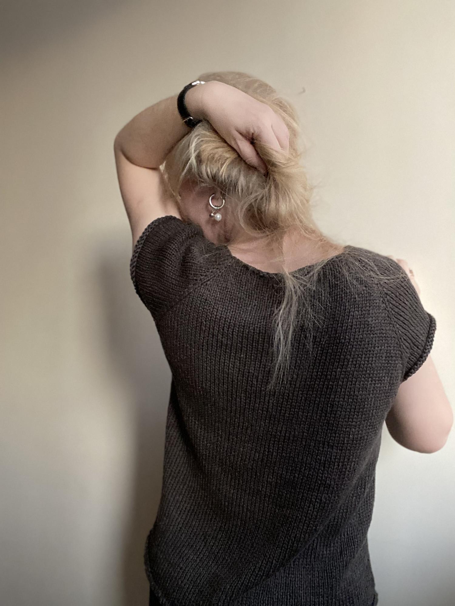 2 в 1 ФУТБОЛКА-ЖИЛЕТ ИЗ ШЕЛКА И ХЛОПКА TERRA