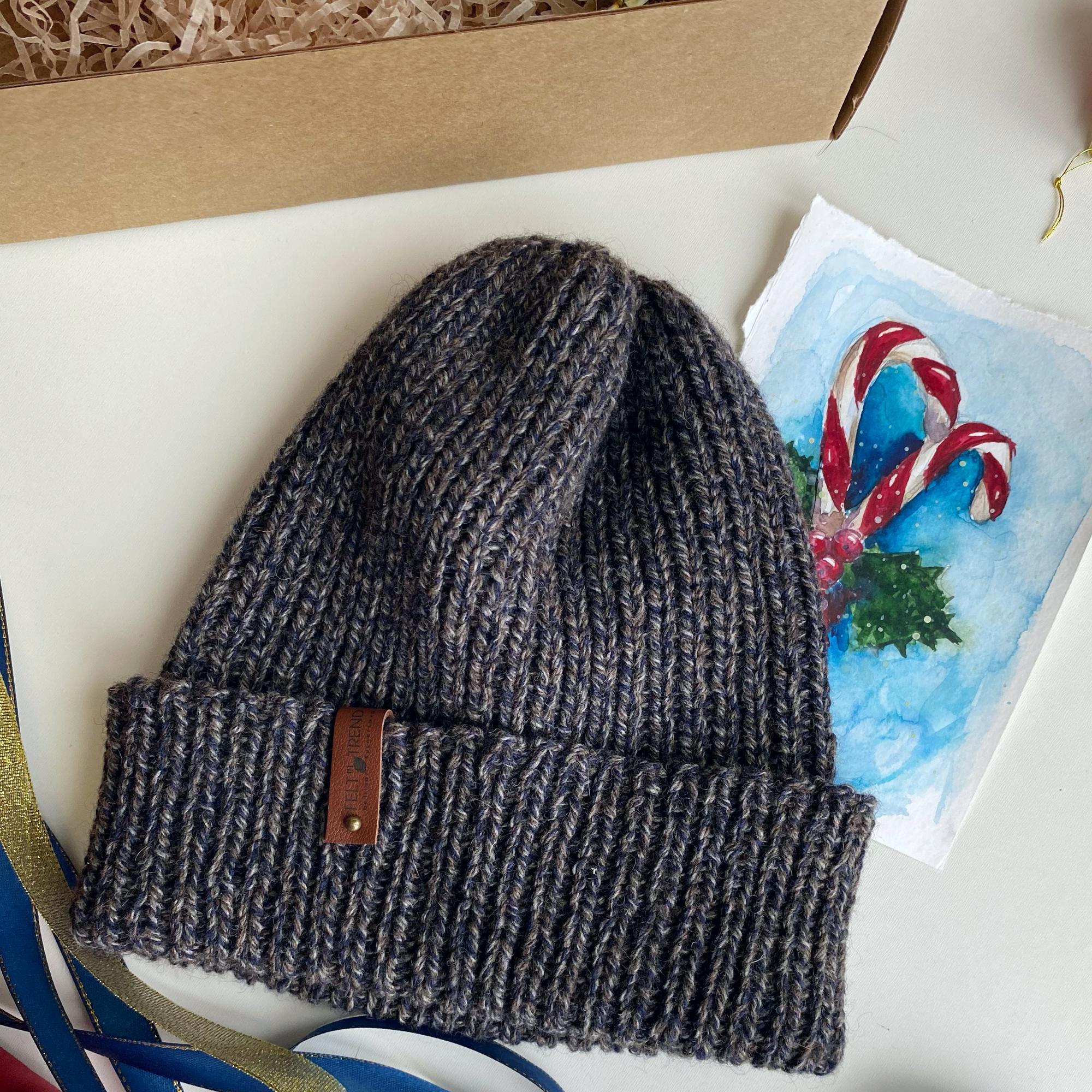 ШАПКА МУЖСКАЯ CARBON ИЗ ЯКА И МЕРИНОСА