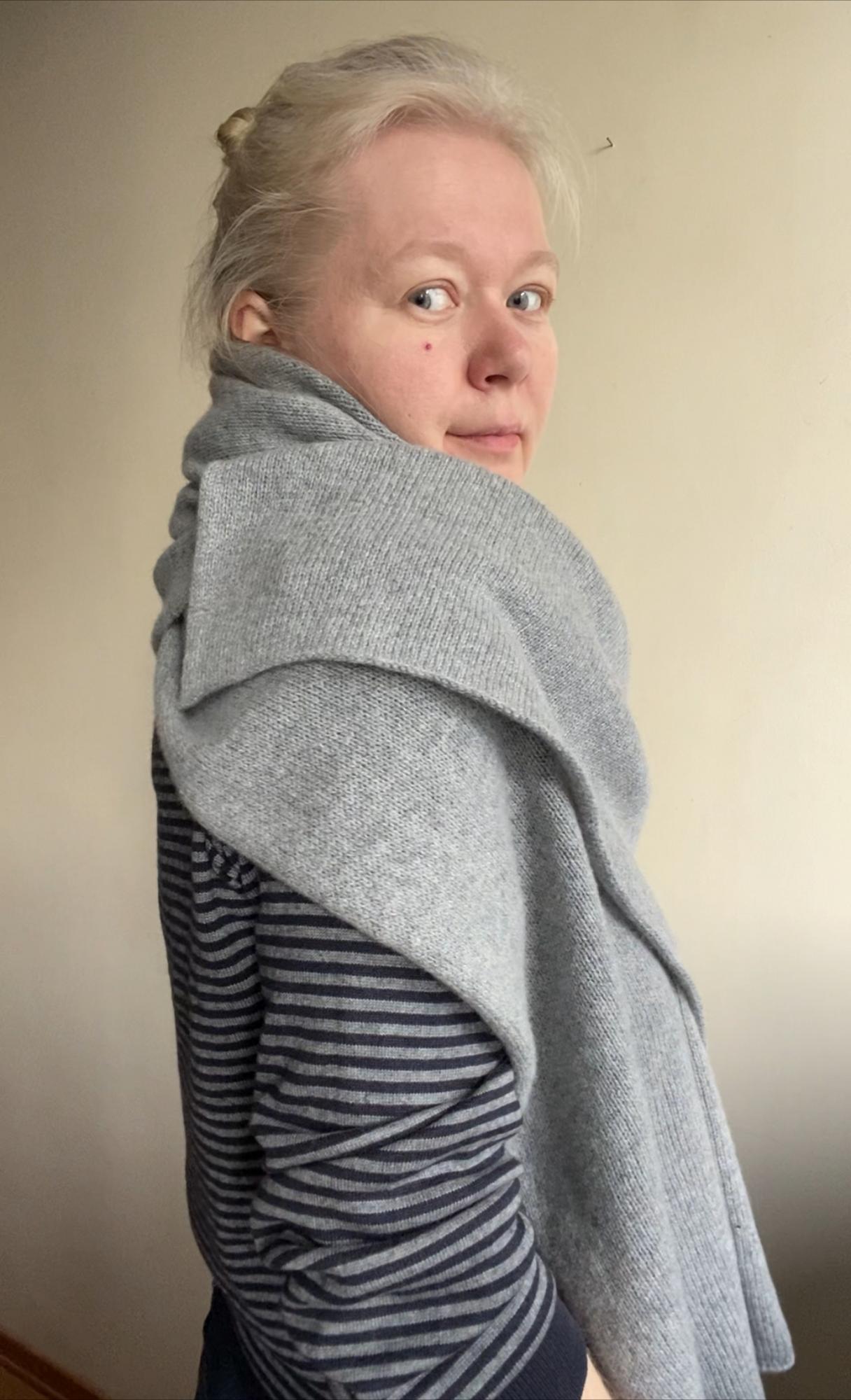 ПАЛАНТИН-ПЛЕД ИЗ КАШЕМИРА И ЯГНЕНКА