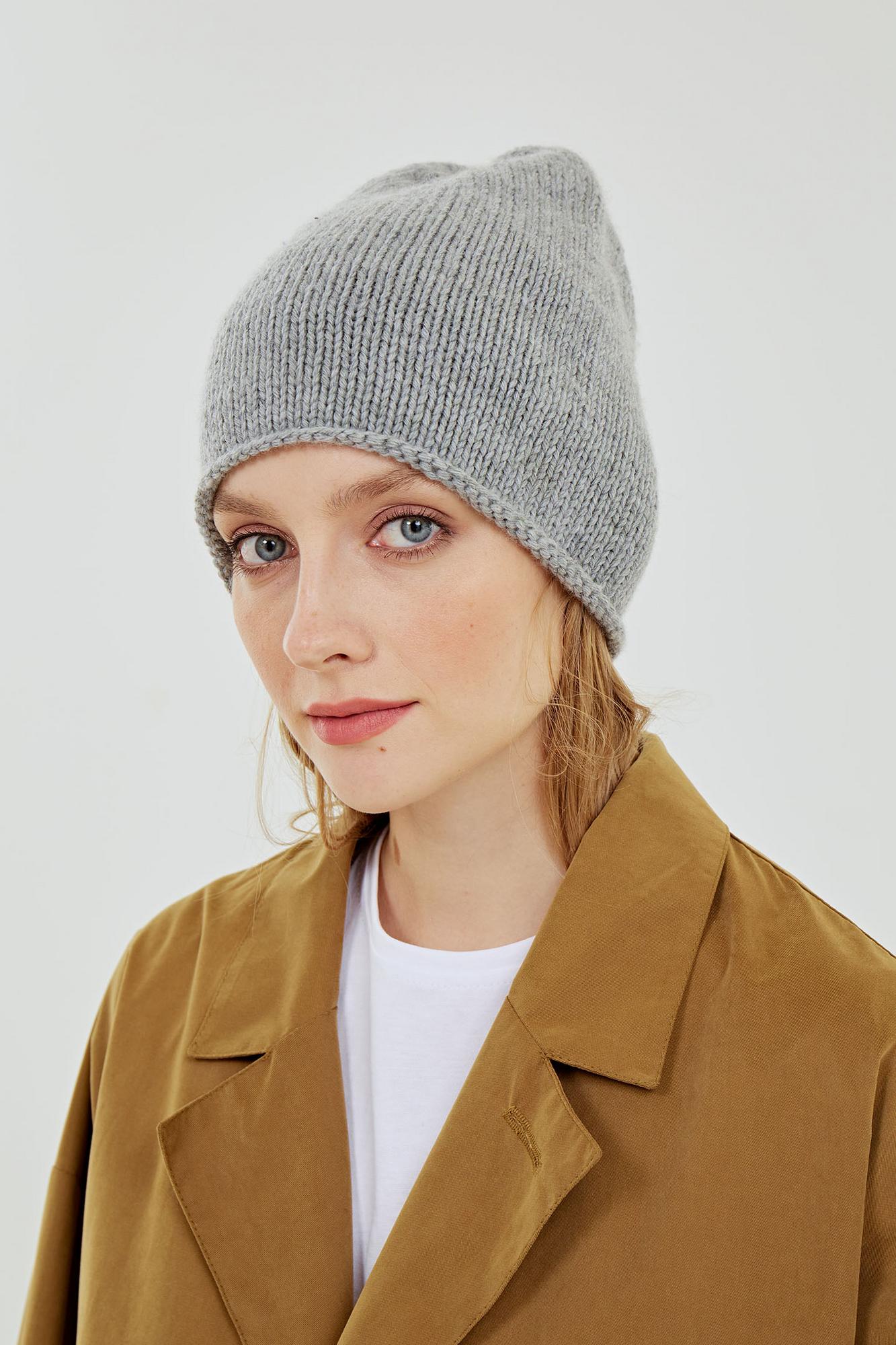ШАПКА ПОТОК ИЗ КАШЕМИРА И ШЕРСТИ VERGINE