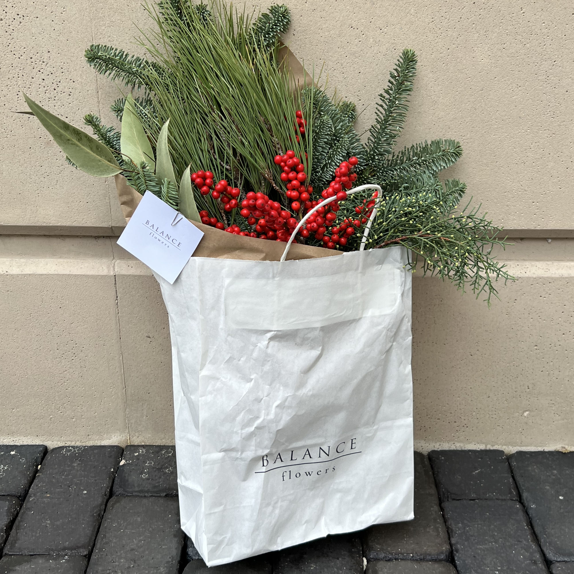 Букет "Зимний день"