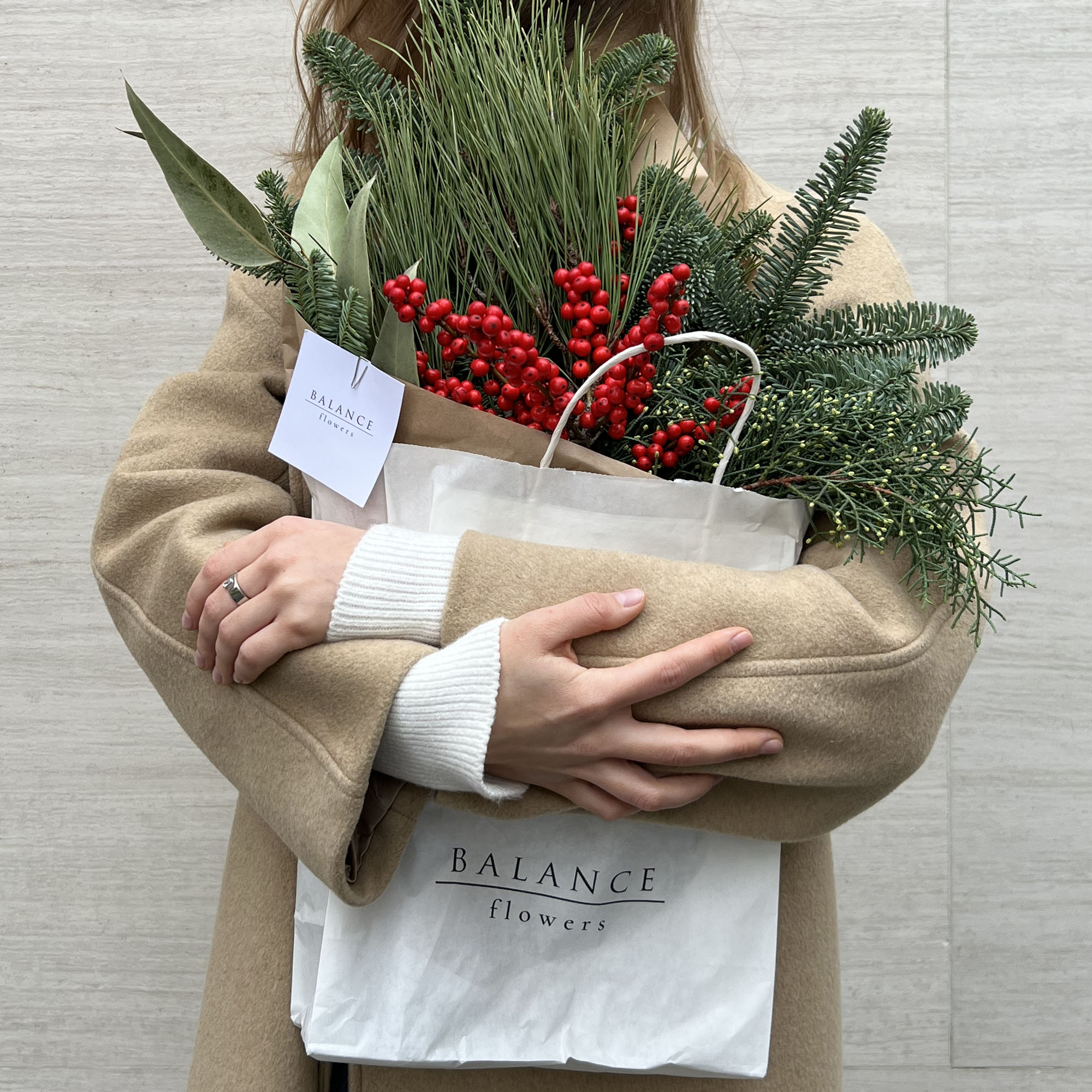 Букет "Зимний день"