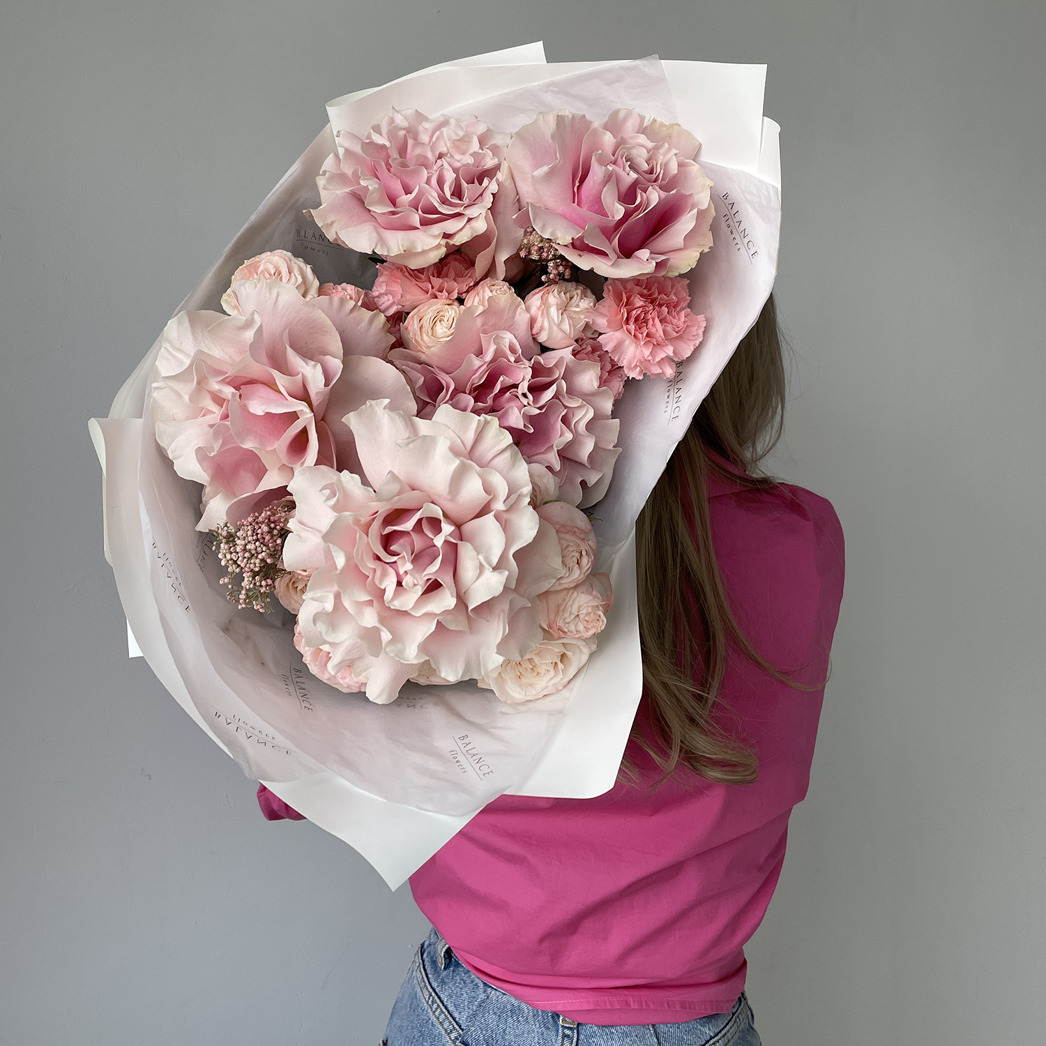 Букет "Клубничный пунш"