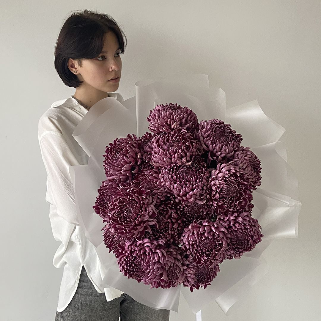 Хризантемы "Бигуди"