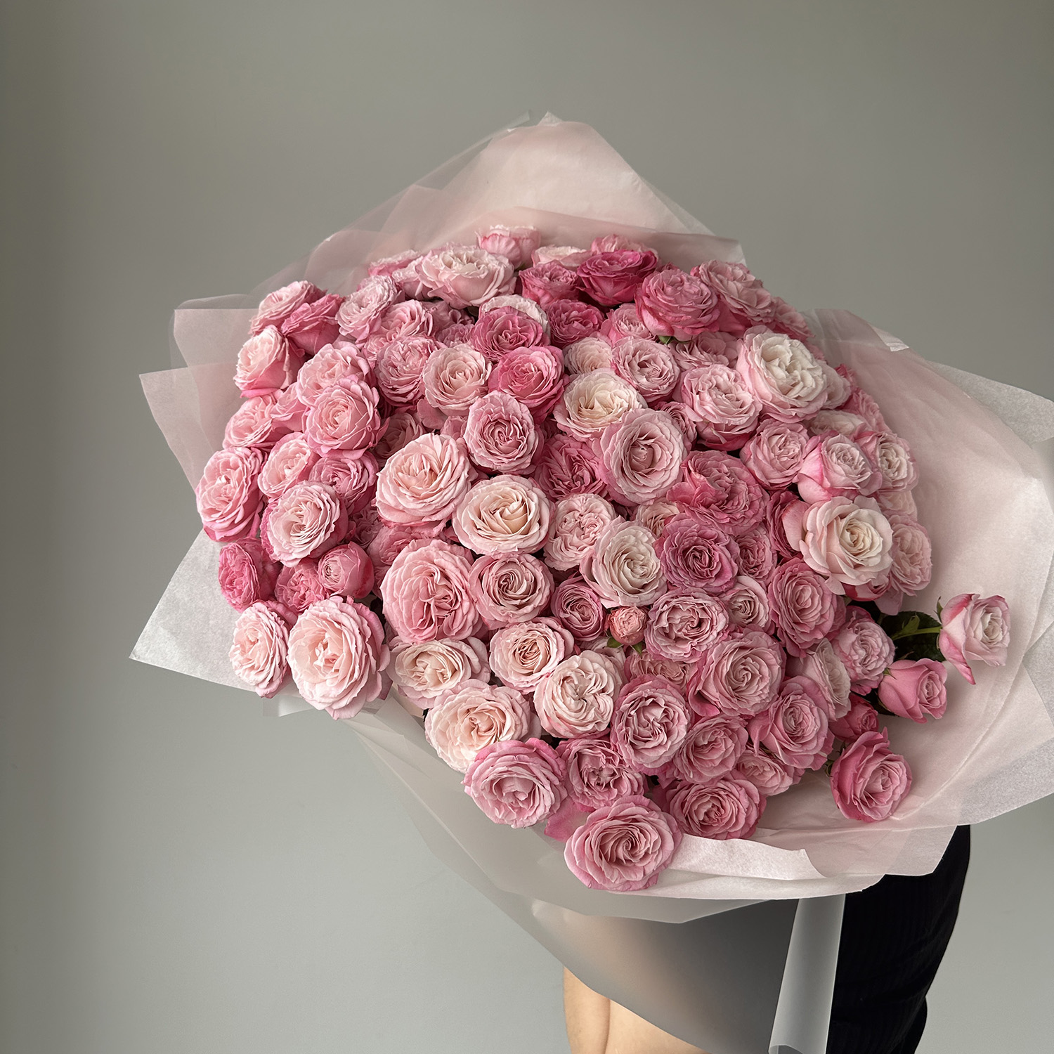 Пионовидные кустовые розы Леди Бомбастик