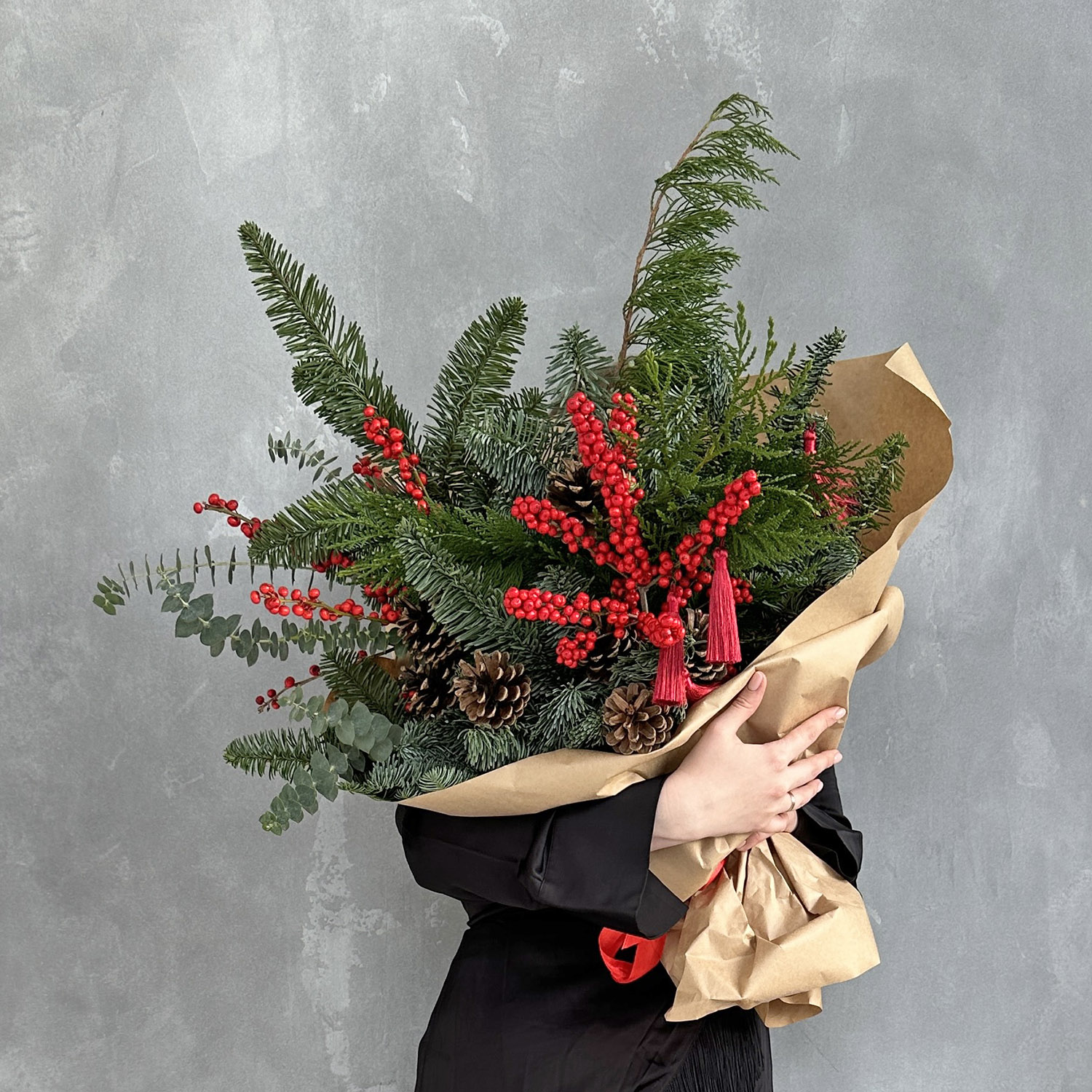 Букет "Морозные ягоды"