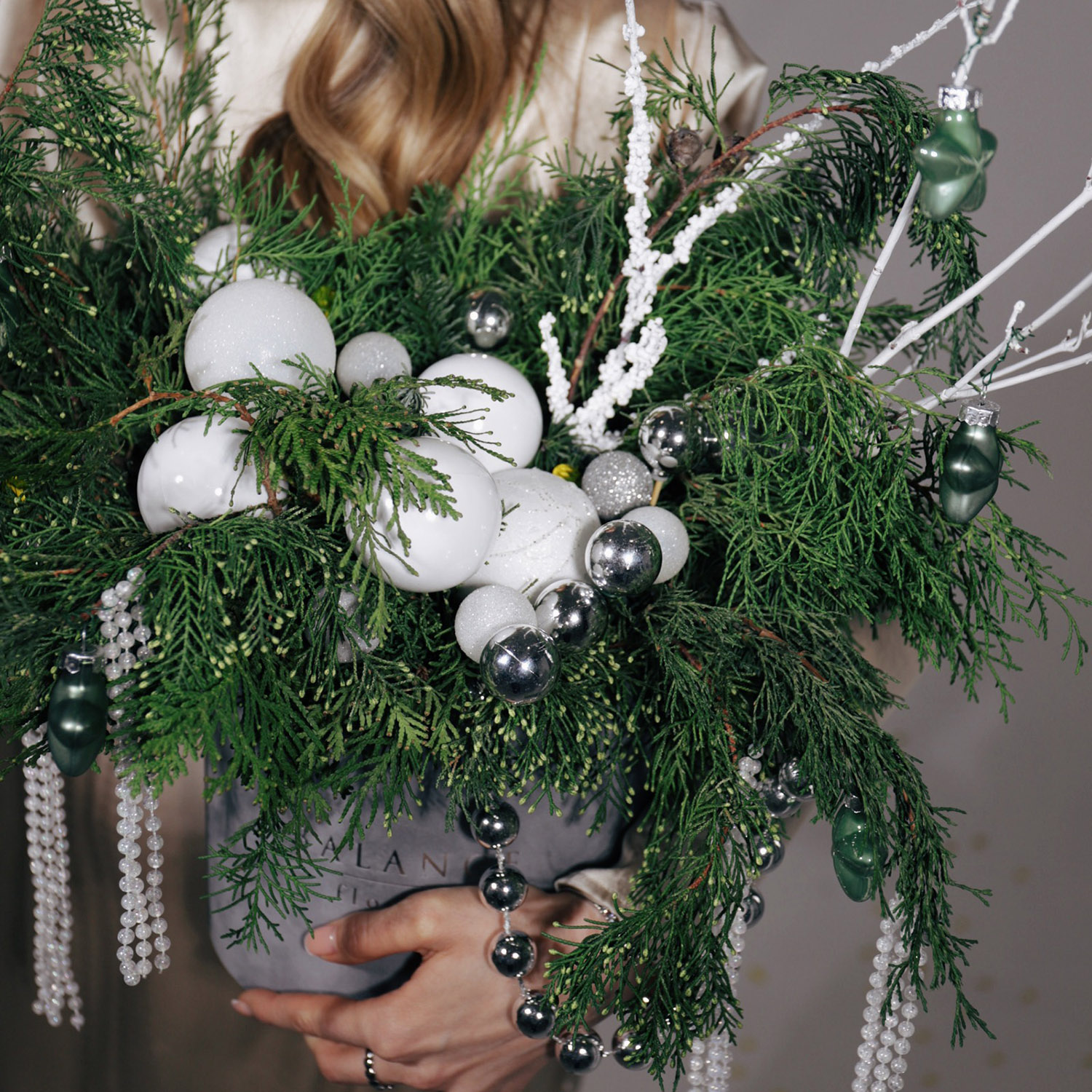 Большая композиция "Серебро"