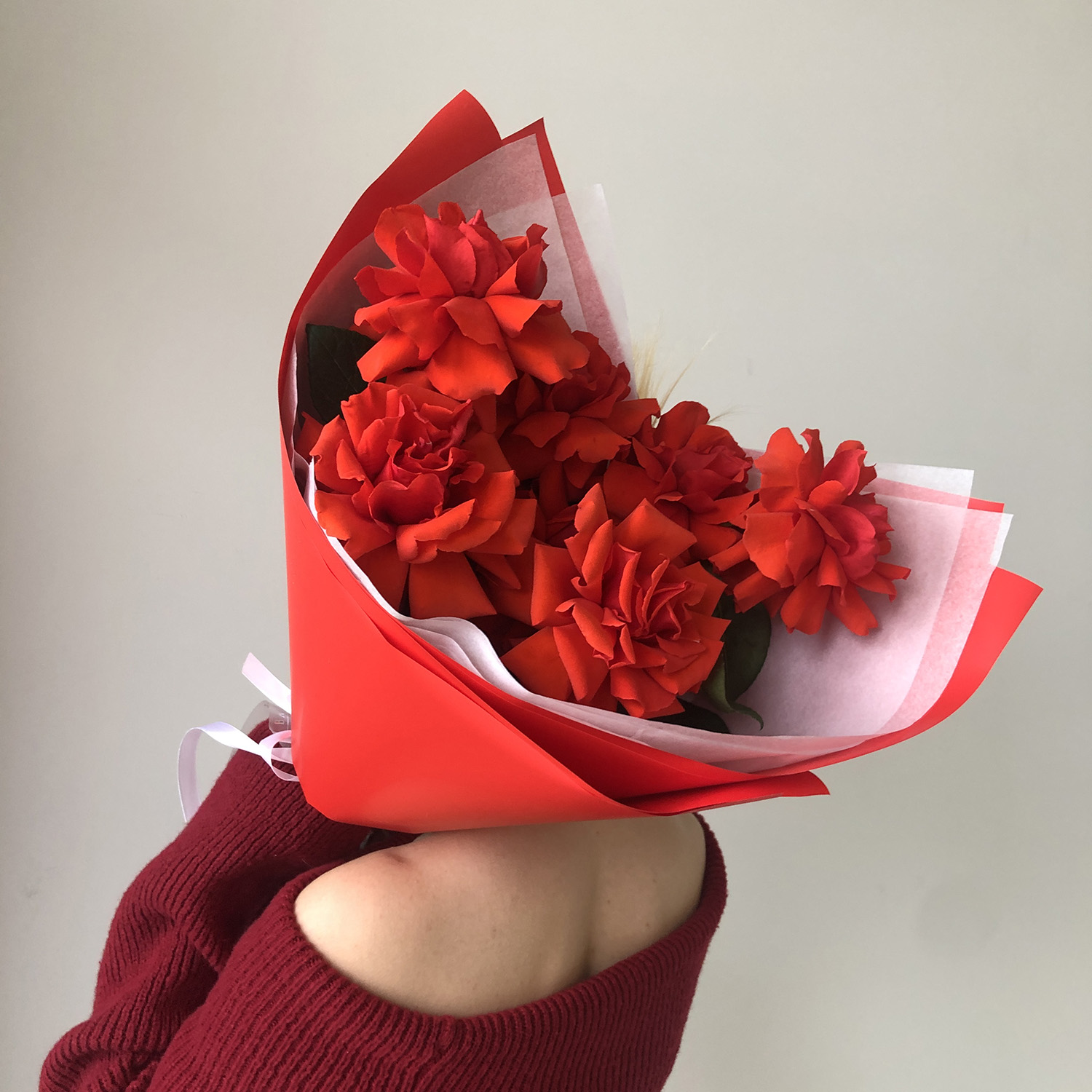 Букет красных роз "Стрелы Амура"