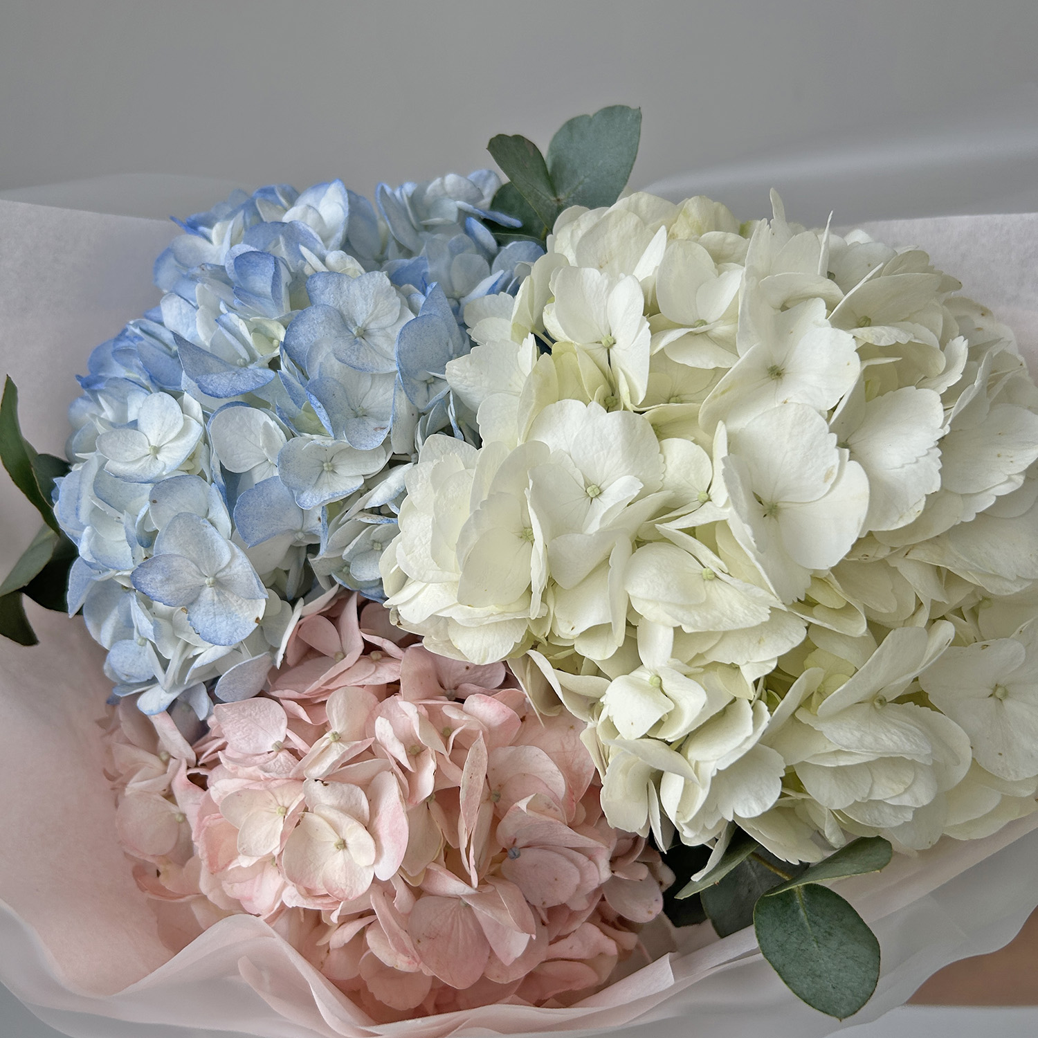 Букет "Сад с гортензиями"