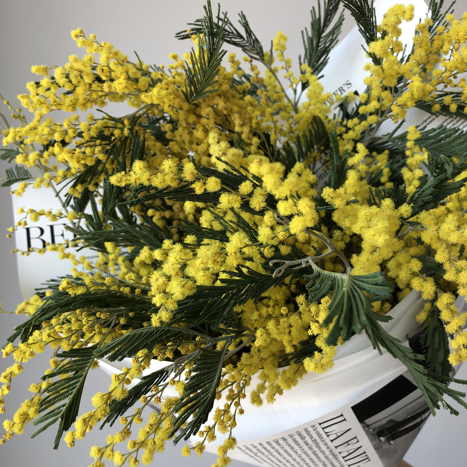 Букет ароматной мимозы