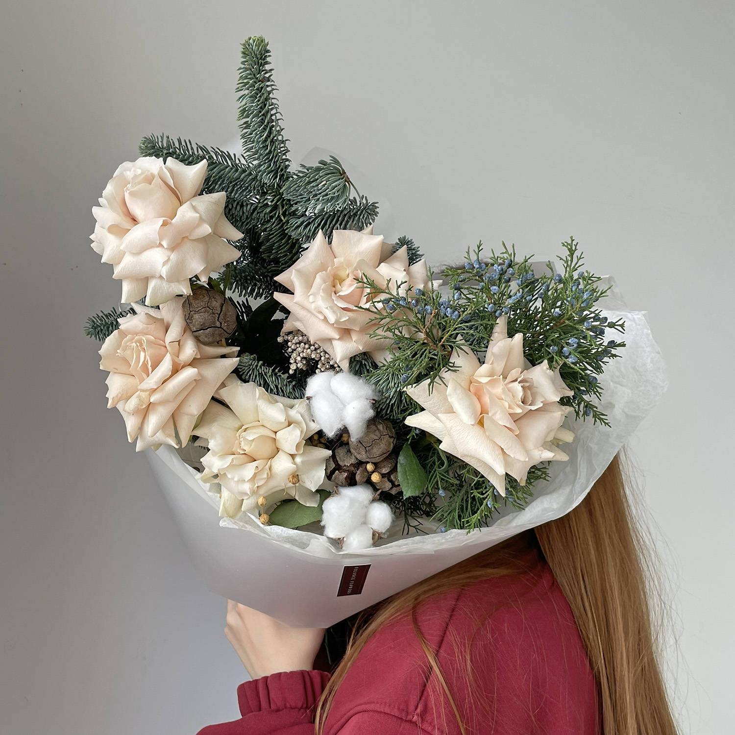 Букет "Зимний иней"