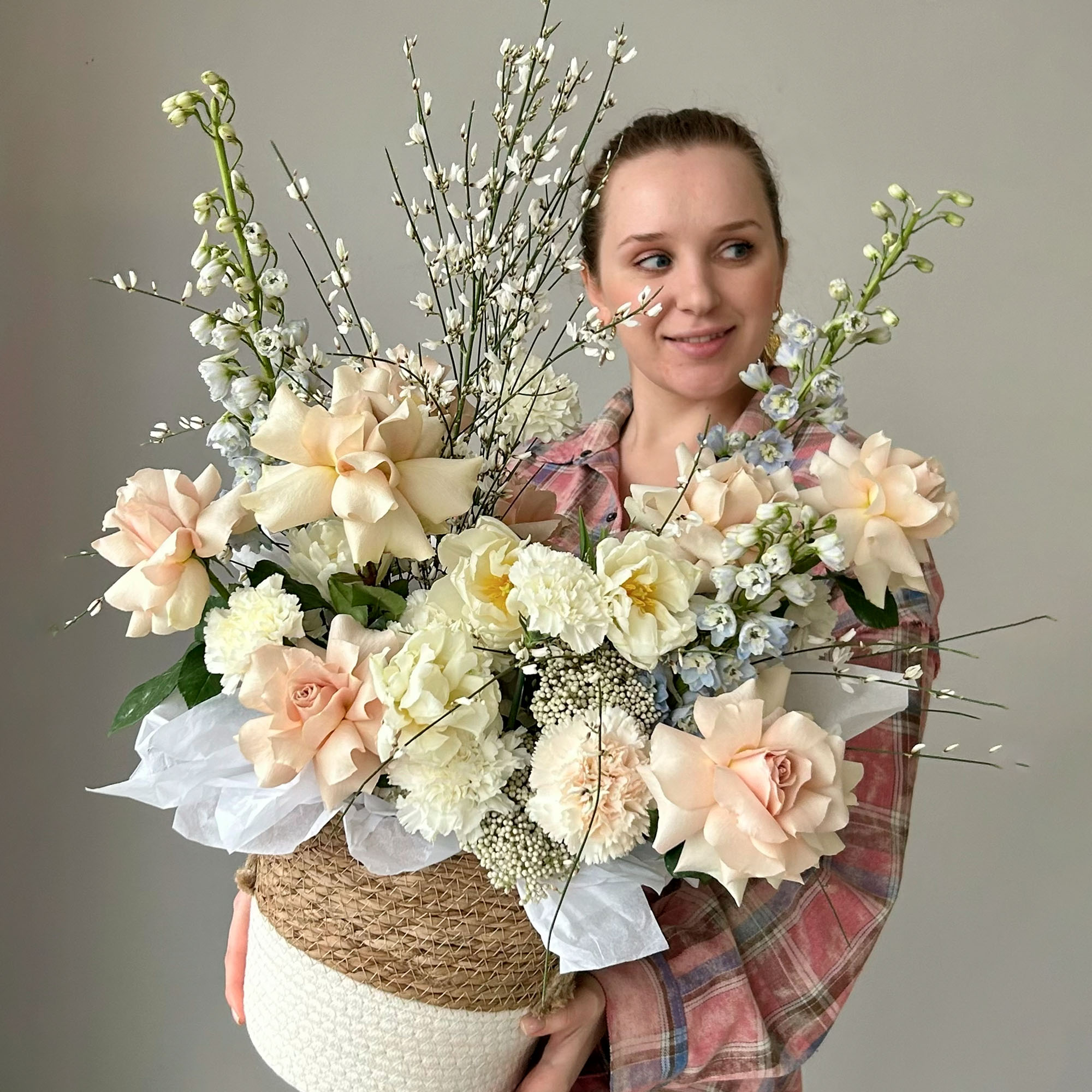 Корзина "Романтика весны"