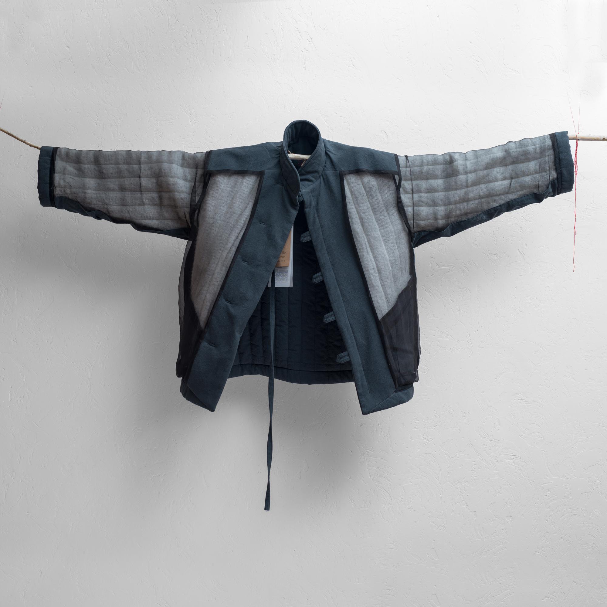 ДВУСТОРОННИЙ ВАТНИК КСЕНИЯ ЧЁРНЫЙ / ЧЁРНЫЙ