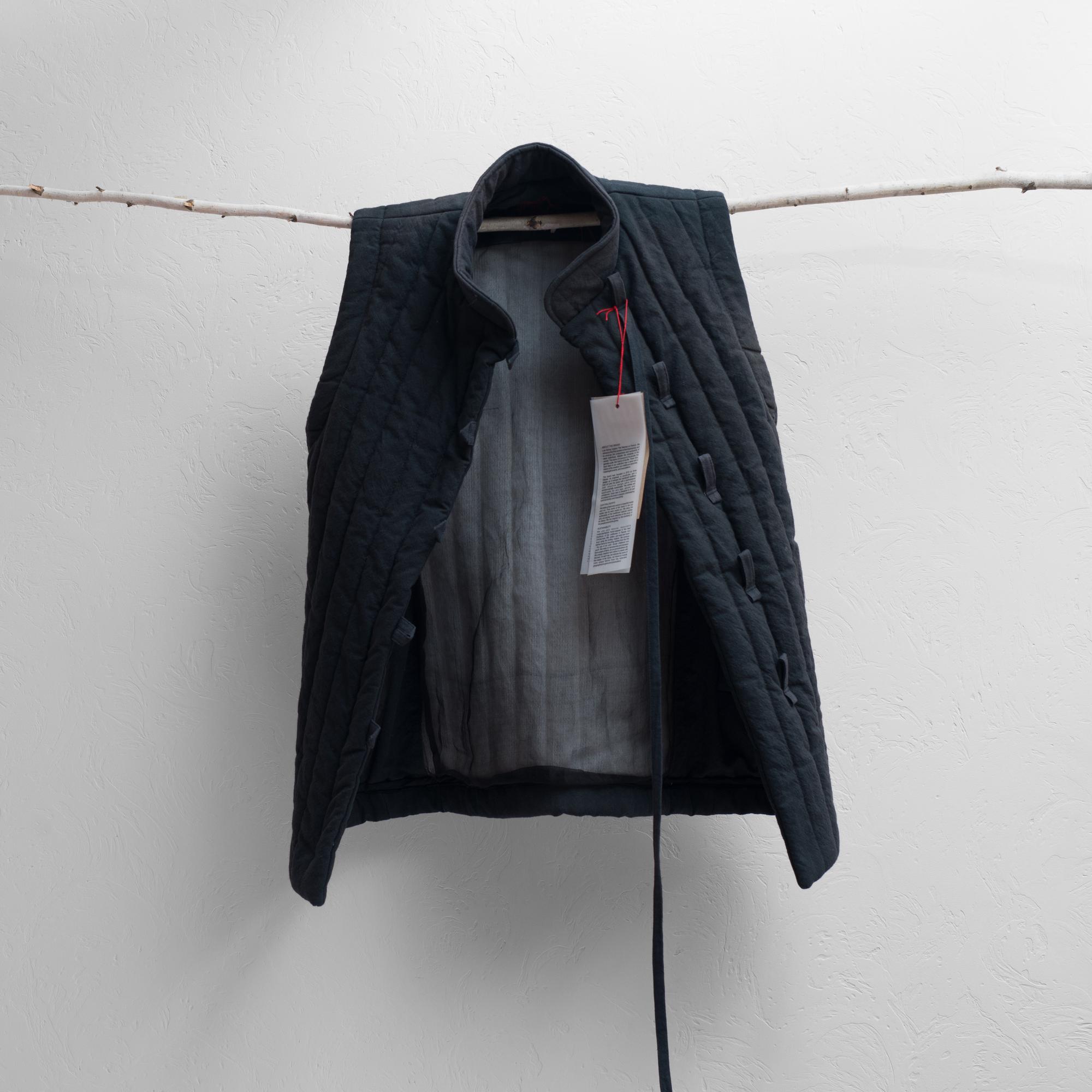 ДВУСТОРОННИЙ ЖИЛЕТ ЗИНА ЧЁРНЫЙ / ЧЁРНЫЙ