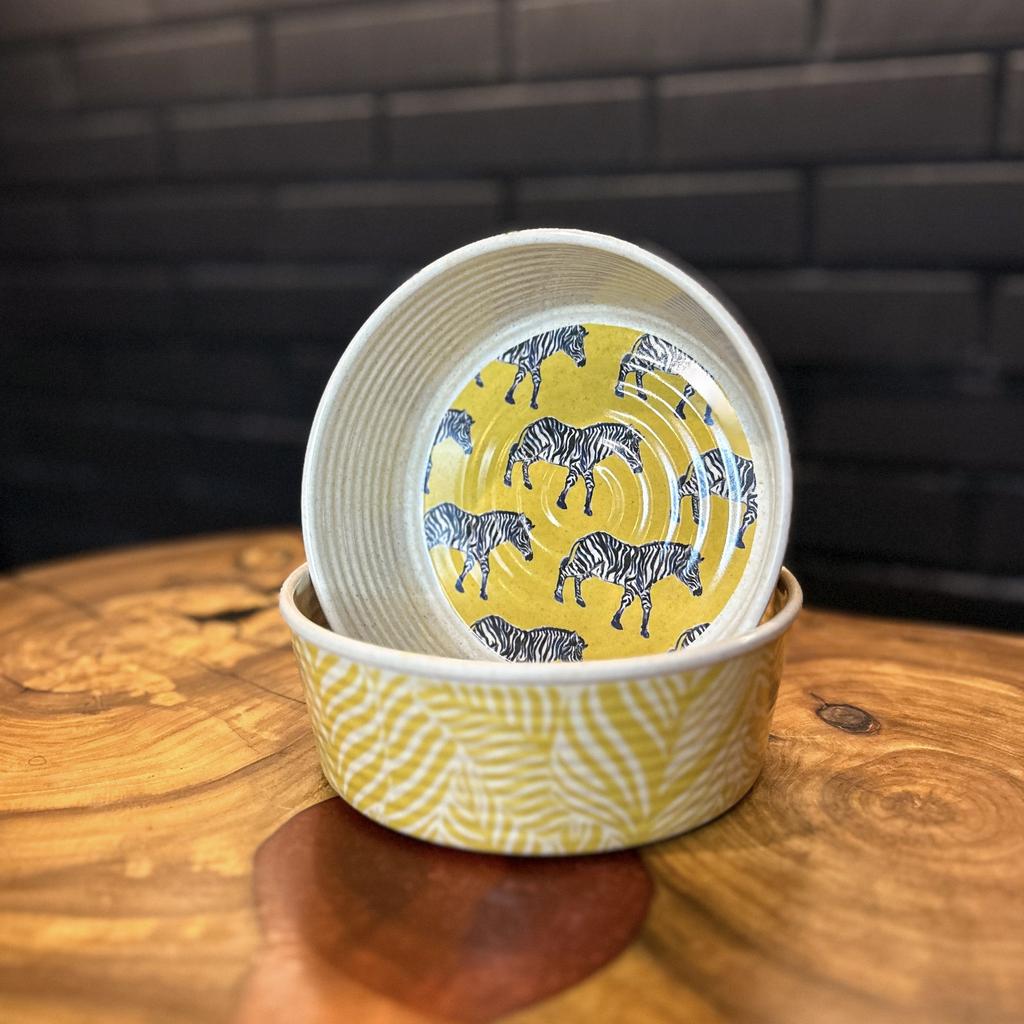 Миска желтая Сафари Зебра