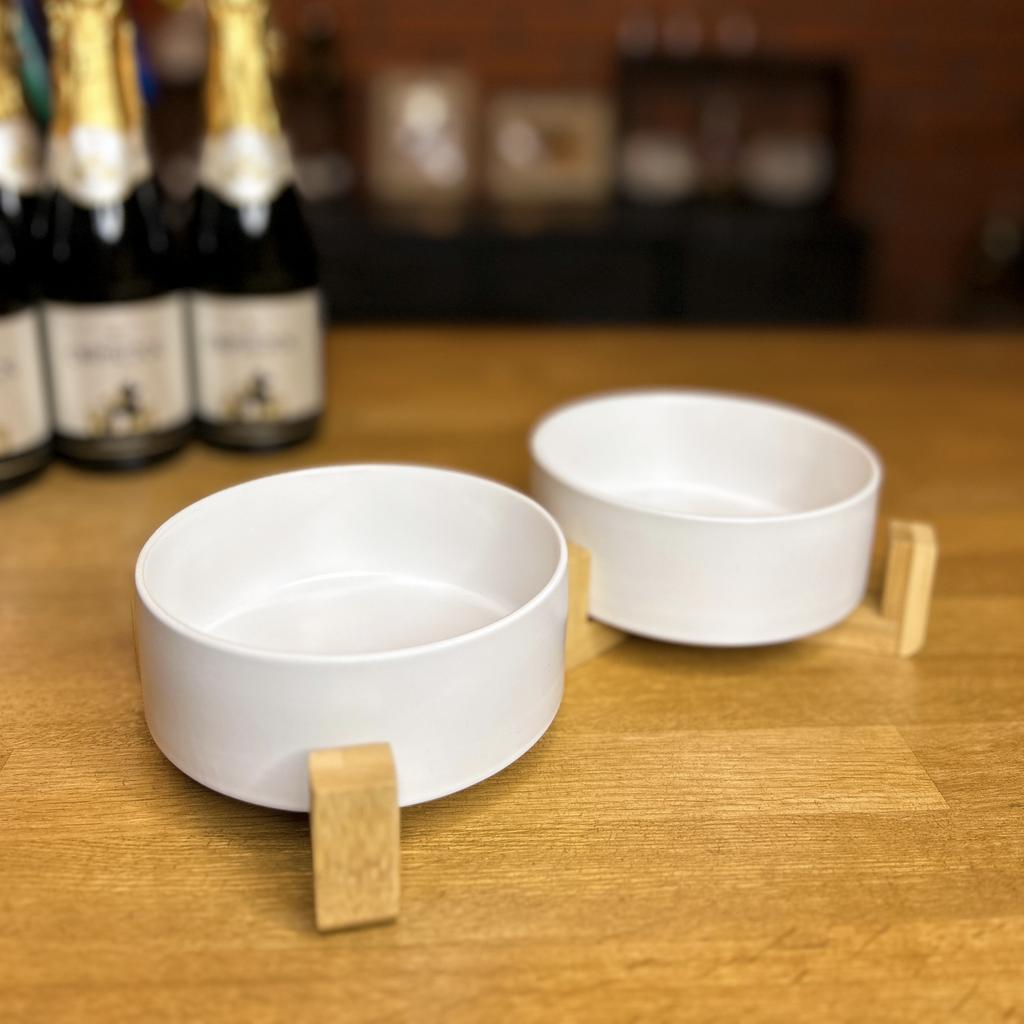 Миска двойная на подставке