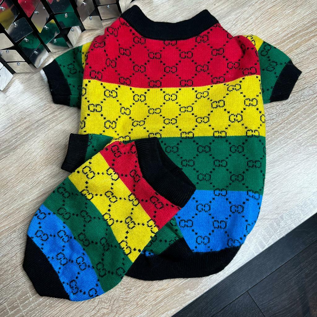 Свитер GUCCI разноцветный