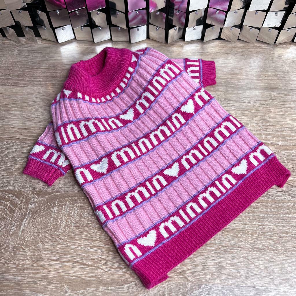 Свитер MIU розовый