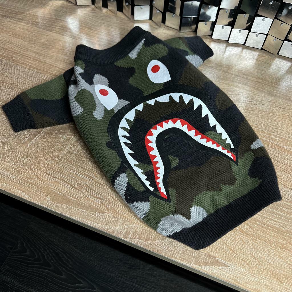 Свитер камуфляж с монстриком