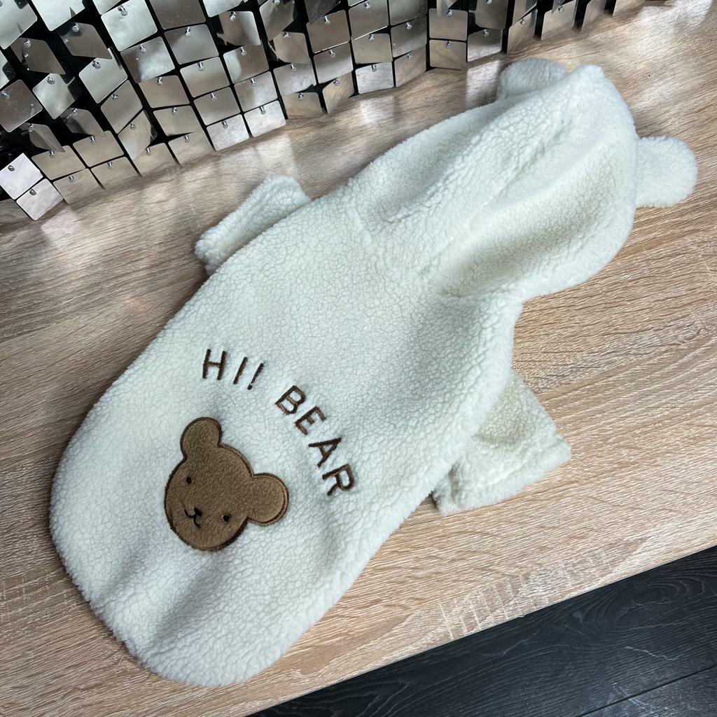 Кофта на молнии плюшевая