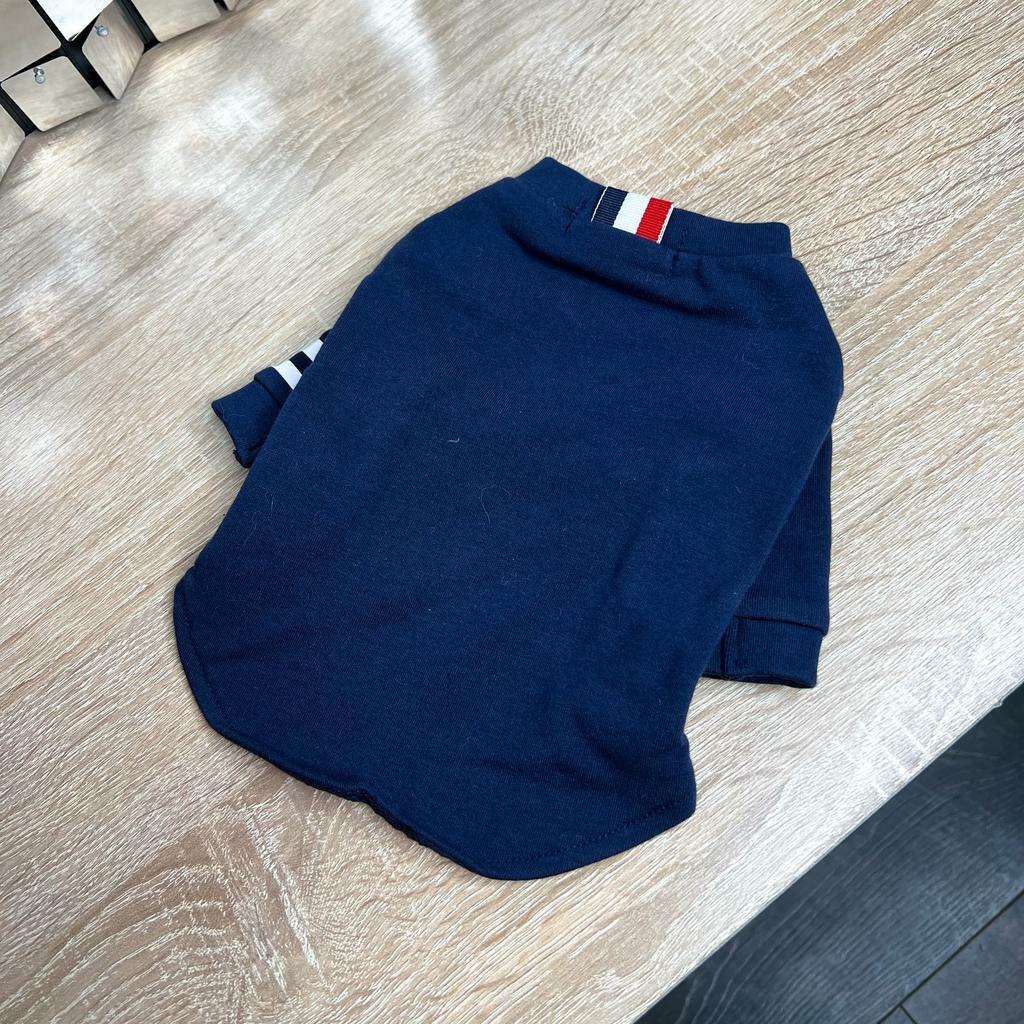 Лонгслив синий