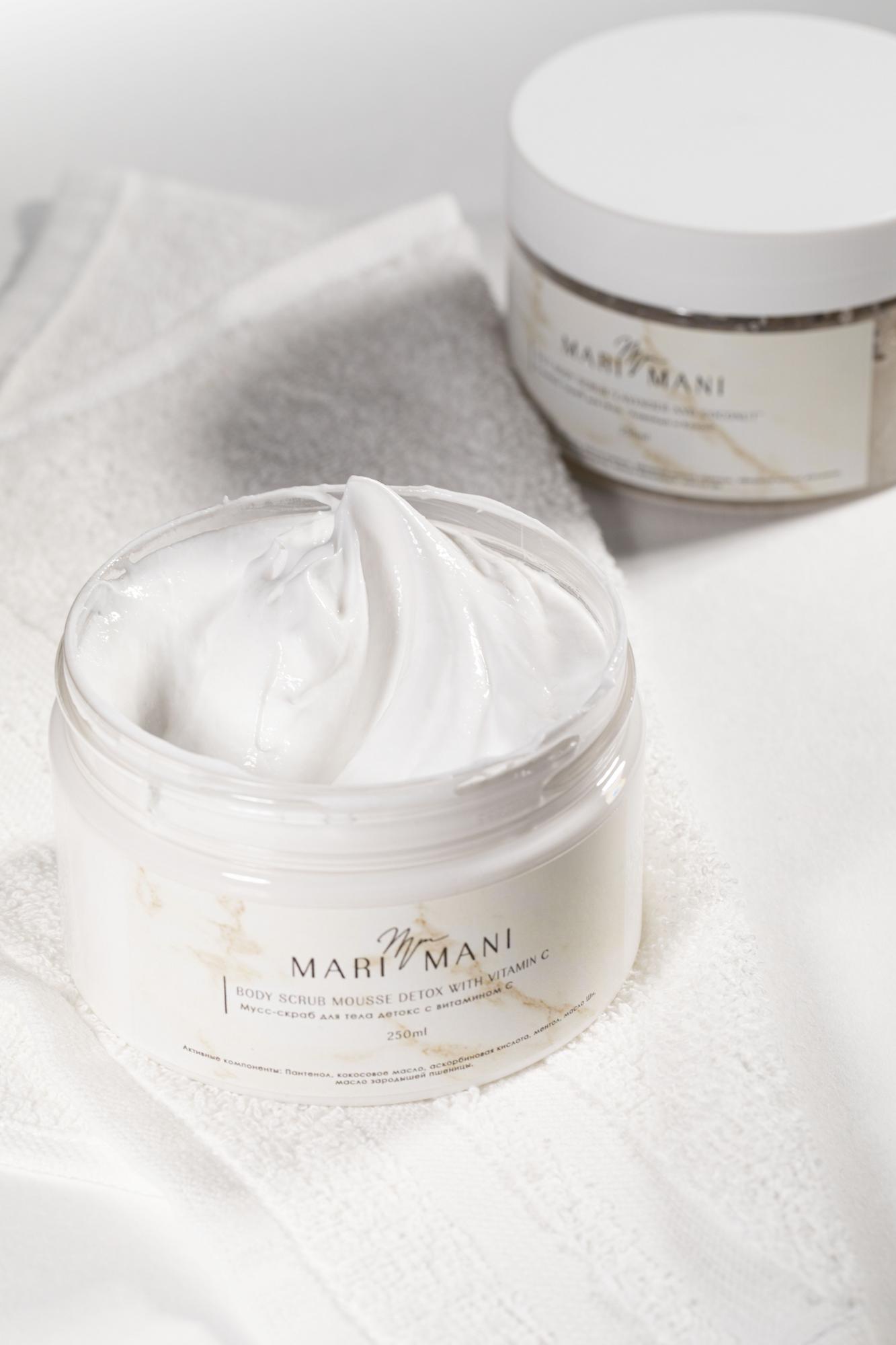 Мусс-скраб для тела детокс с витамином C