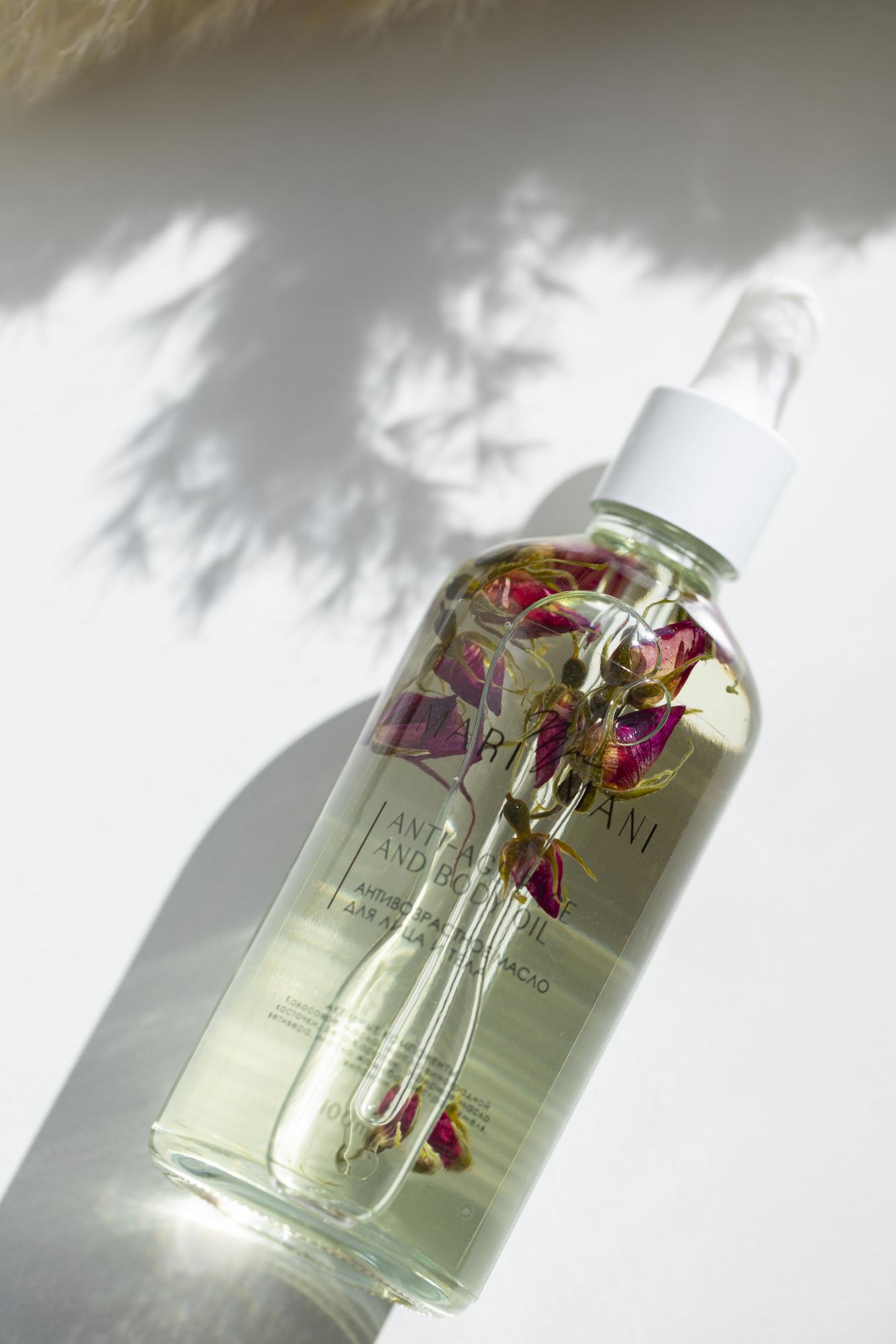 Антивозрастное масло для лица и тела