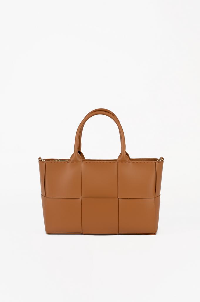 Плетеная модель под формат А4 в цвете кэмел