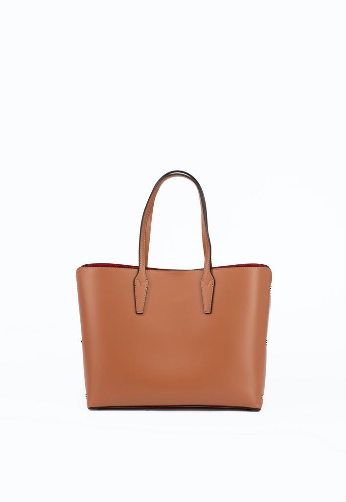 Каркасный шоппер в цвете кэмел
